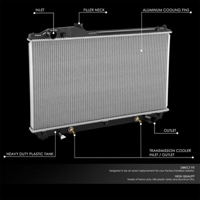 2418 Replacement Radiator <br> 01-06 Lexus Ls430