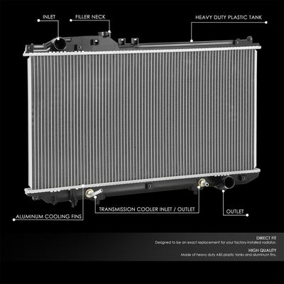 Factory Style Aluminum Core Radiator <BR>02-10 Lexus SC430