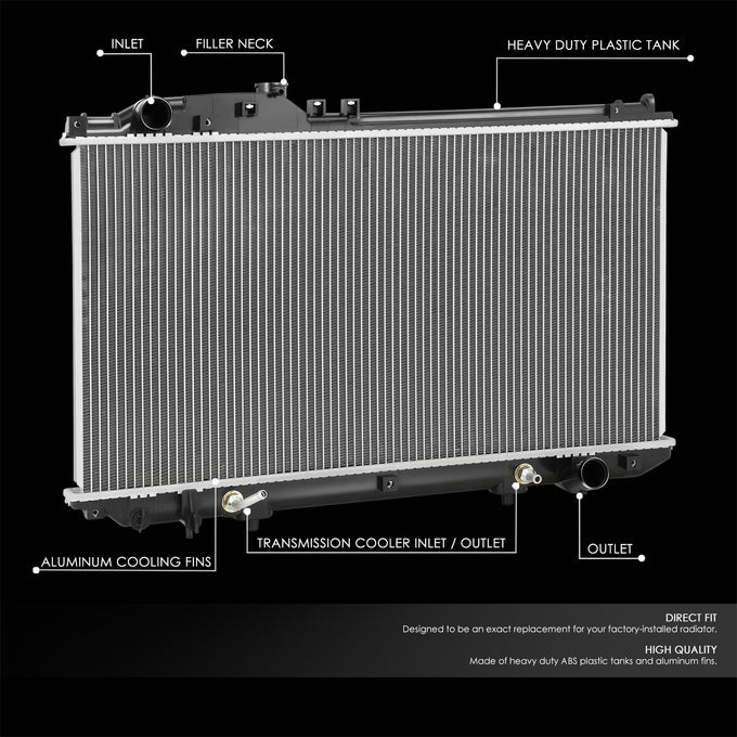 Factory Style Aluminum Core Radiator <BR>02-10 Lexus SC430