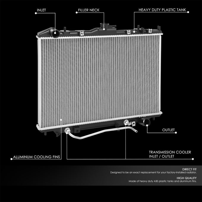 2619 Replacement Radiator <br> 01-03 Isuzu Rodeo Sport