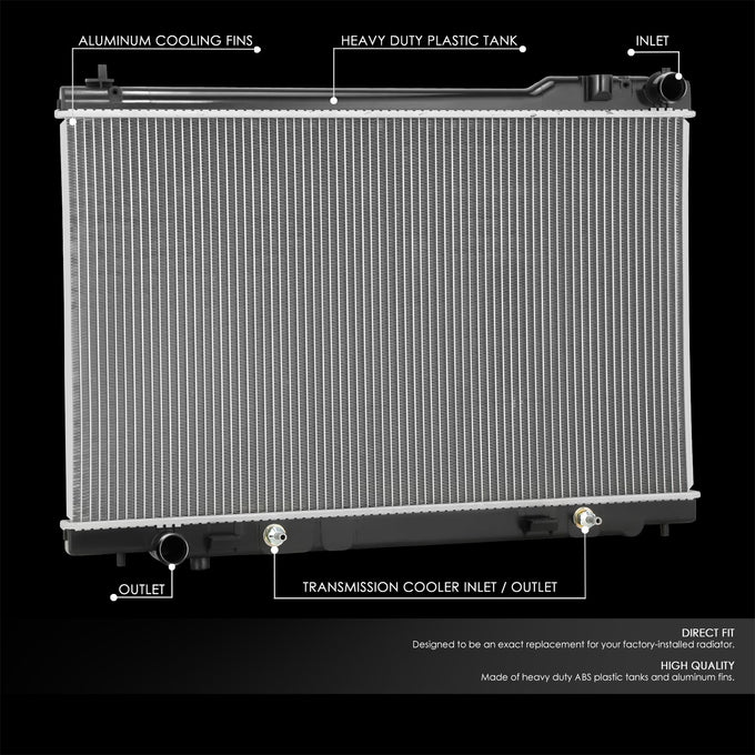 Factory Style Aluminum Core Radiator <BR>03-08 Infiniti FX45