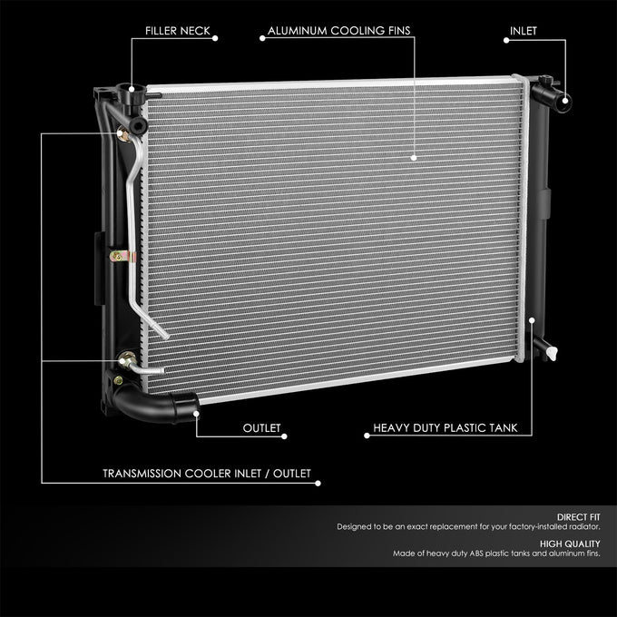 2688 Replacement Radiator <br> 04-06 Lexus RX330