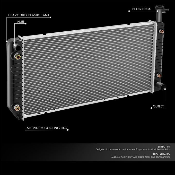 2713 Replacement Radiator <br>03-04 Chevy/GMC Express Savana 2500 3500