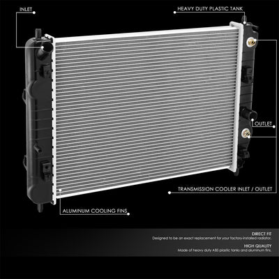 2715 Replacement Radiator <br>04-09 Cadillac XLR