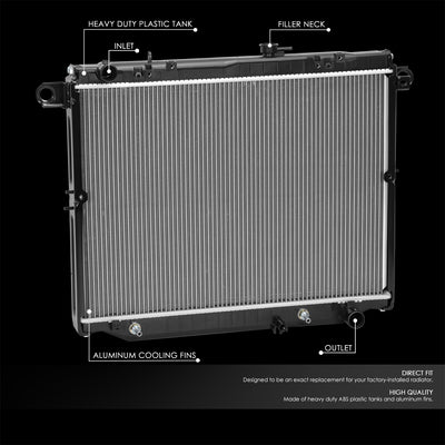 2755 Replacement Radiator <br>06-08 Lincoln Navigator, Toyota Land Cruiser