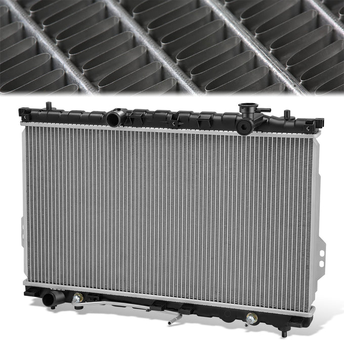 Factory Style Aluminum Core Radiator <BR>03-06 Hyundai Santa Fe 3.5L