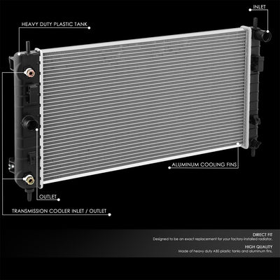 2765 Replacement Radiator <br>04-08 Chevrolet Malibu