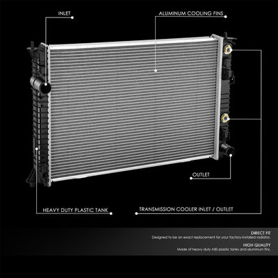 2856 Replacement Radiator <br> 06-09 Ford Fusion, Lincoln MKZ