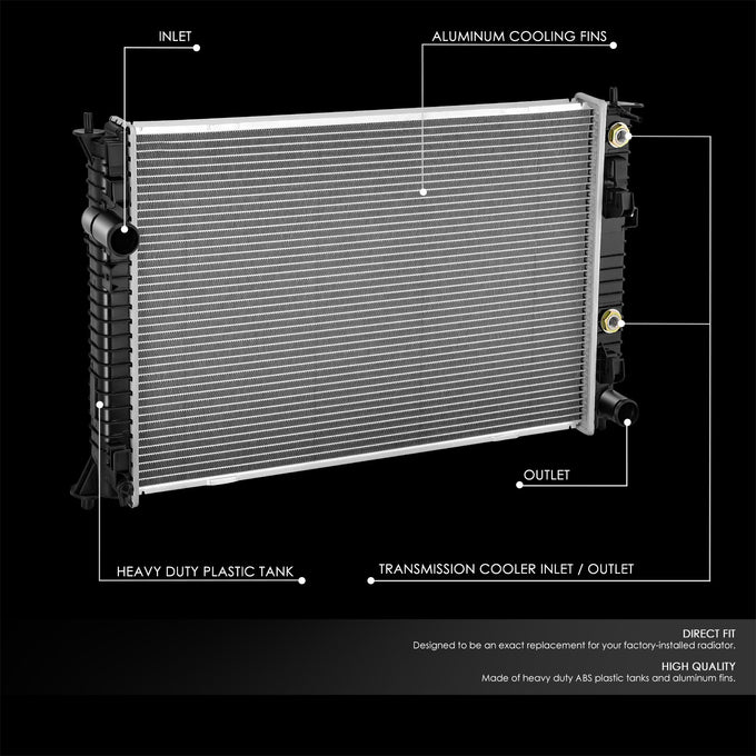 2856 Replacement Radiator <br> 06-09 Ford Fusion, Lincoln MKZ