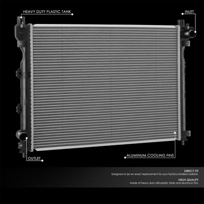 2870 Replacement Radiator <BR>02-06 Land Rover Freelander