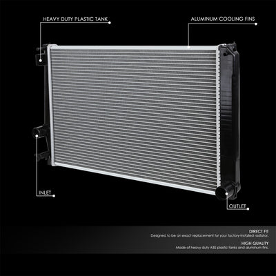 2891 Replacement Radiator<br>06-18 Toyota RAV4 2.4L 2.5L 3.5L AT
