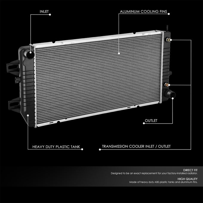 2935 Replacement Radiator <br> 06-22 Chevy/GMC Express Savana 2500 3500 4500