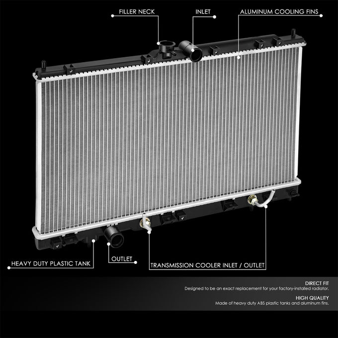 2970 Replacement Radiator <br> 05-06 Mitsubishi Lancer