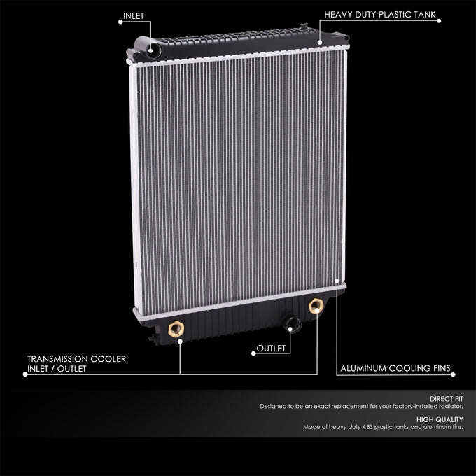 Factory Style Aluminum Radiator <br> 2013 Freightliner S2C, 07-09 S2, 08-13 B2