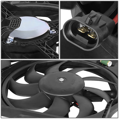 Factory Style Radiator Fan Assembly <BR>14-23 Ram Promaster 1500, 2500, 3500