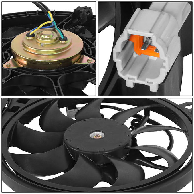 Factory Style Radiator Fan Assembly <br> 09-14 Nissan Murano, 11-17 Quest