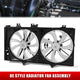 Factory Style Cooling Radiator Fan Assembly <br>12-17 Toyota Camry