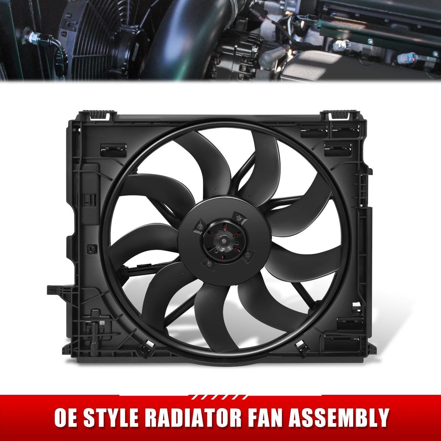 Radiator Cooling Fan <br>15-21 BMW M2 M3 M4 F80 F82 F83