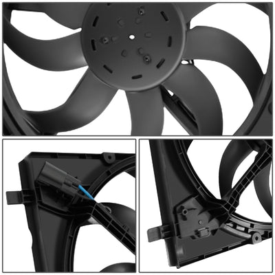 Radiator Cooling Fan Assembly <br>01-25 Ford Bronco Sport Maverick 2.5L 2.0L