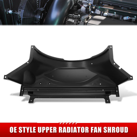Upper Radiator Fan Shroud <br>03-20 Chevy Express GMC Savana 1500 2500 3500