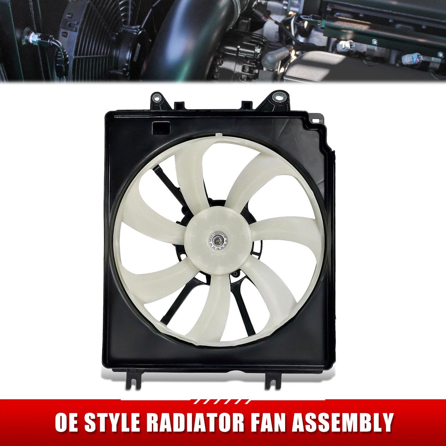 Right Passenger Side A/C Condenser Cooling Fan <br>23-25 honda CR-V