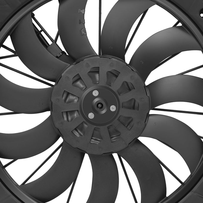 Radiator Cooling Fan Assembly <br>17-19 Cadillac XT5 GMC Acadia w/o Tow Package