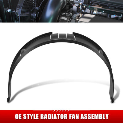 Radiator Cooling Fan Shroud Assembly <br>17-22 Ford F250 F350 F450 SD 6.2L Flex