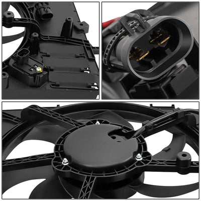 Radiator Cooling Fan <br>17-21 Jeep Renegade 2.4L w/ AC