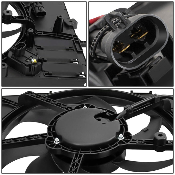Radiator Cooling Fan <br>17-21 Jeep Renegade 2.4L w/ AC