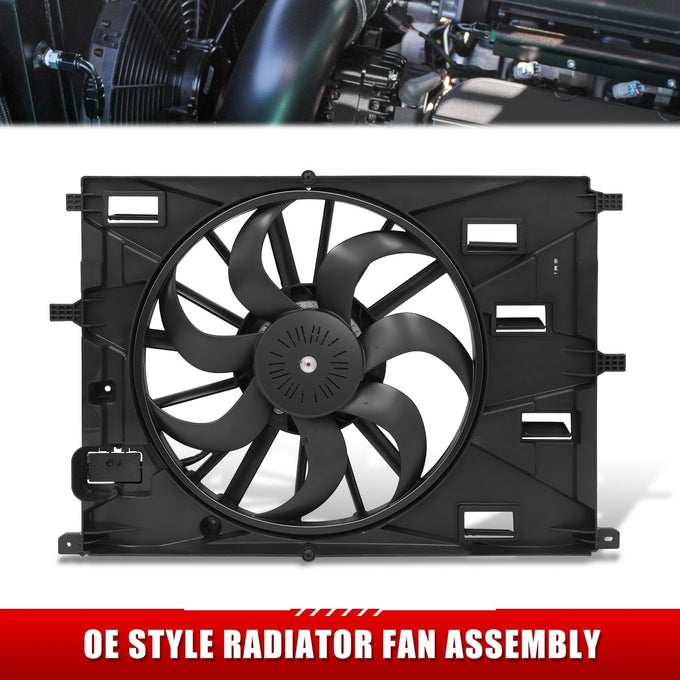 Radiator Fan Assembly <br>20-25 Buick Encore GX Chevy Trailblazer 1.3 AWD Engine