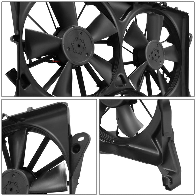 Radiator Cooling Fan Assembly <br>19-23 Chevy Silverado GMC Sierra 1500 2.7T