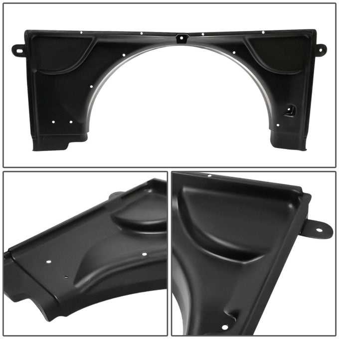 Lower Radiator Fan Shroud Cover <br>11-16 Ford F250 F350 Super Duty 6.7L Diesel