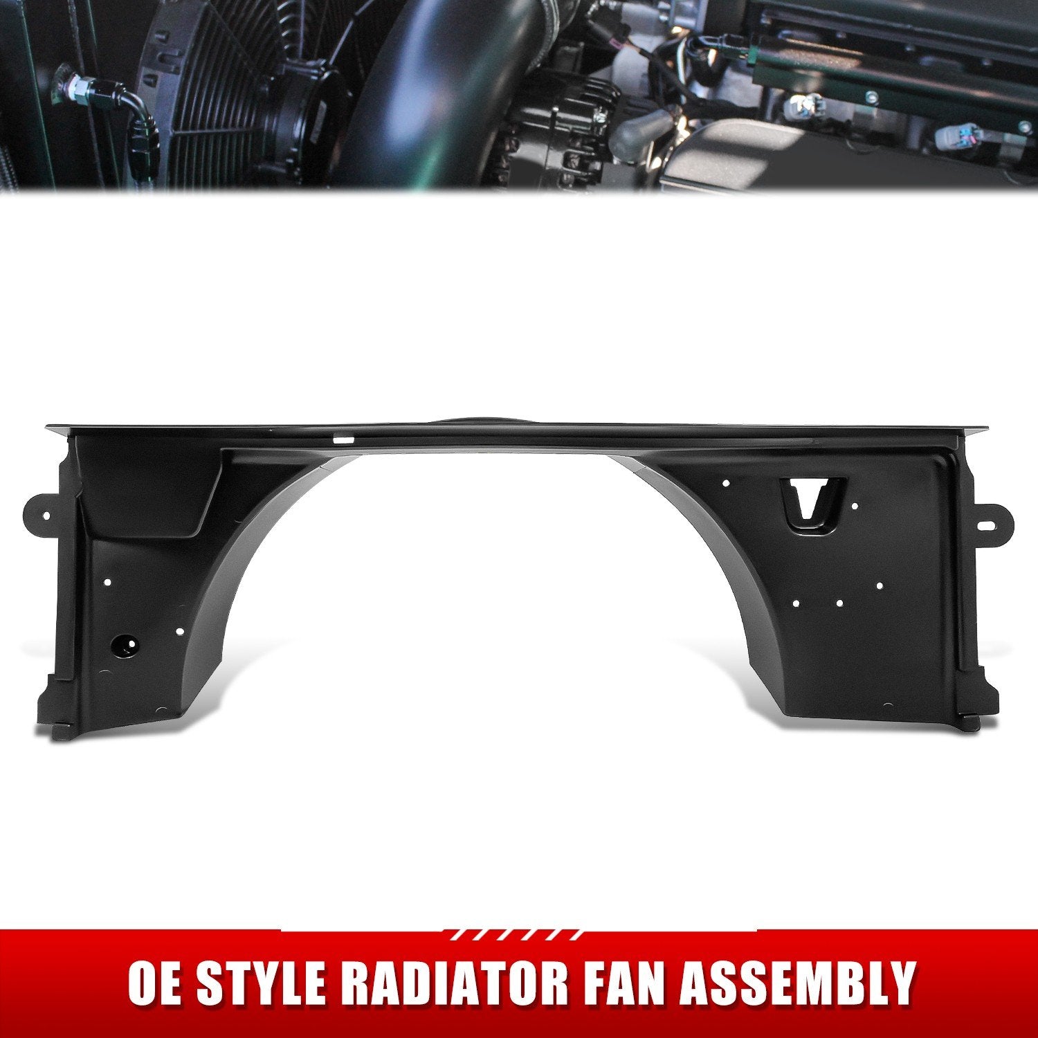 Upper Radiator Fan Shroud Cover <br>11-16 Ford F250 F350 Super Duty 6.7L Diesel