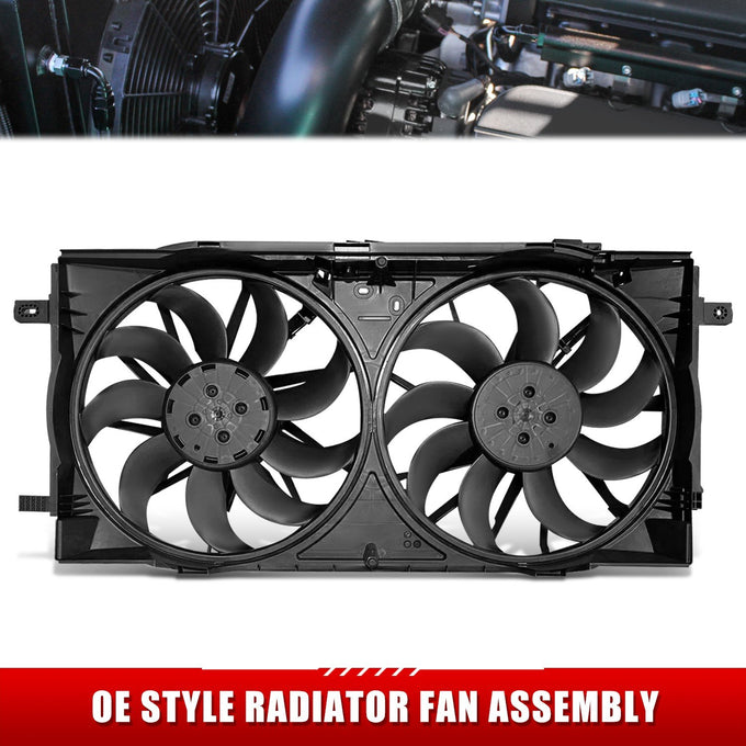 Dual Radiator Cooling Fan Replacement <br>22-25 Ford Bronco 24-25 Ranger 3.0L
