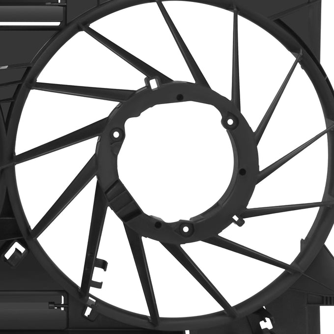 Radiator Cooling Fan Shroud Cover Replacement <br>18-24 Audi Q5 SQ5 2.0T 3.0L