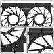 Radiator Cooling Fan Shroud Cover Replacement <br>18-24 Audi Q5 SQ5 2.0T 3.0L
