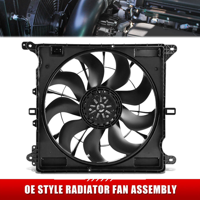 Radiator Standard Cooling Fan Assembly <br>22-25 Jeep Grand Cherokee 3.6L w/o HD