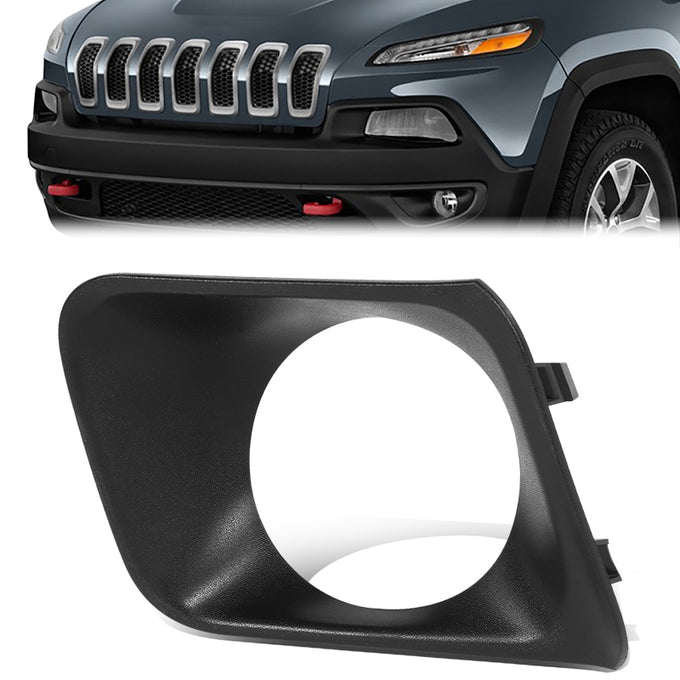 Front Left Bumper Adaptive Cruise Control Bezel <br> 14-18 Jeep Cherokee