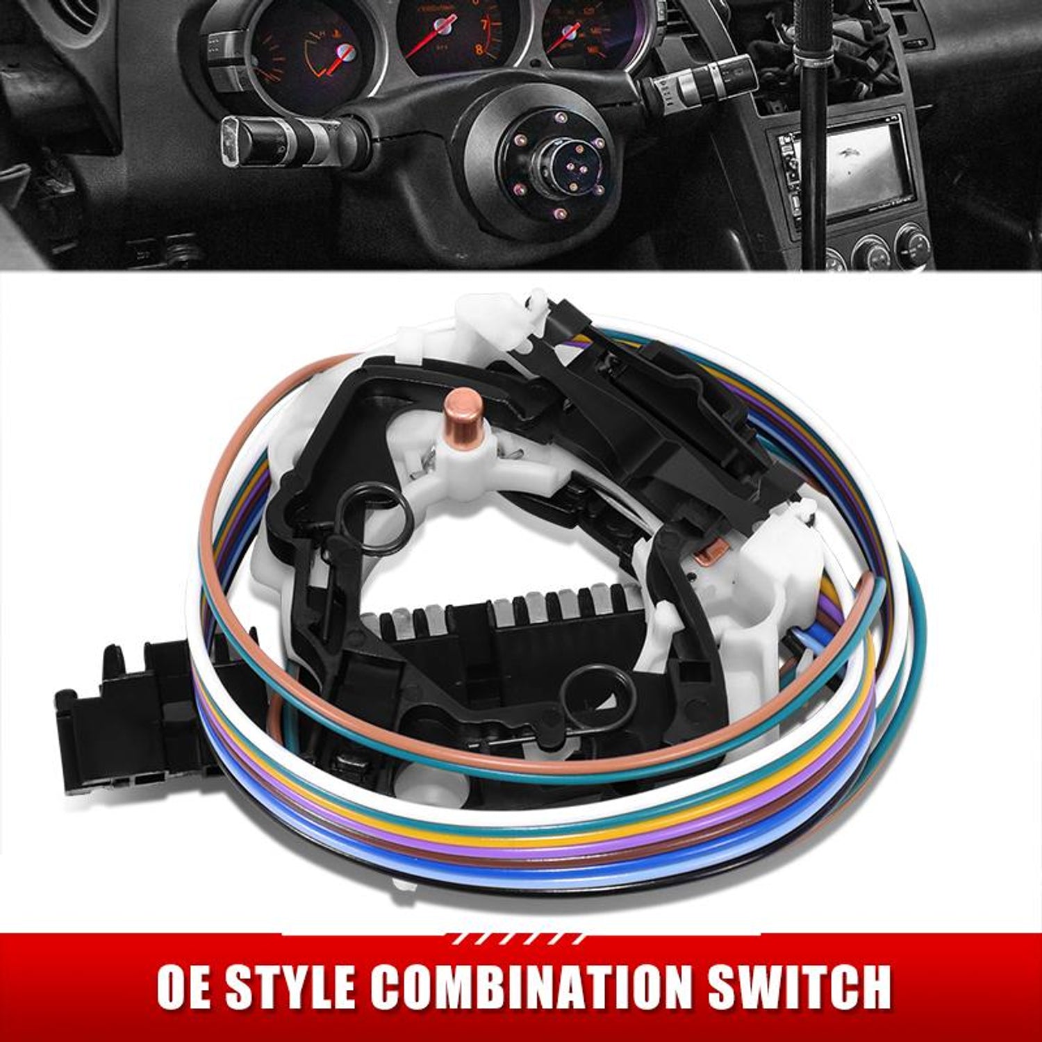 Factory Style Combination Switch <br> 92-96 Dodge Viper, 81-87 Jeep Wrangler CJ5/7