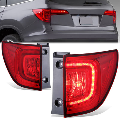 Factory Style LED Outer Tail Lights <br> 16-18 Honda Pilot