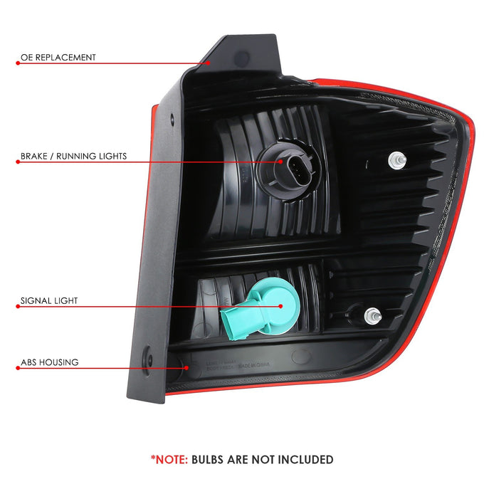 Factory Style Tail Light (Left) <br> 09-20 Dodge Journey