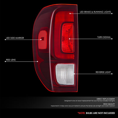 Factory Style LED Tail Light (Left) <br> 17-19 Honda Ridgeline