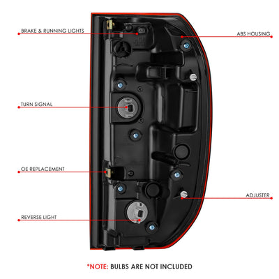 Factory Style LED Tail Lights <br> 17-23 Honda Ridgeline