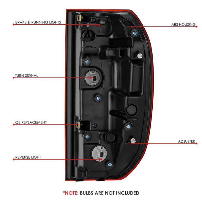 Factory Style LED Tail Lights <br> 17-23 Honda Ridgeline