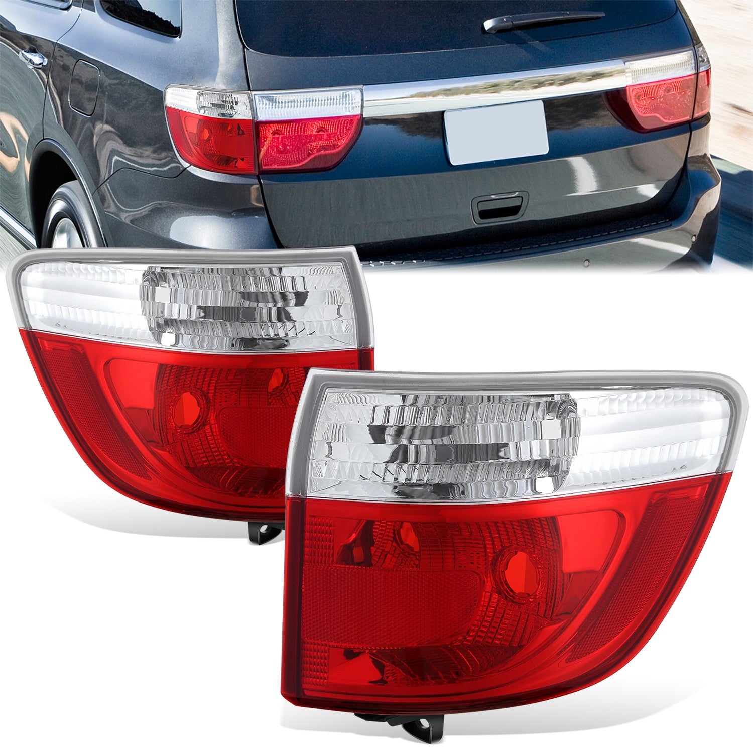 Factory Style Outer Tail Lights <br> 11-13 Dodge Durango