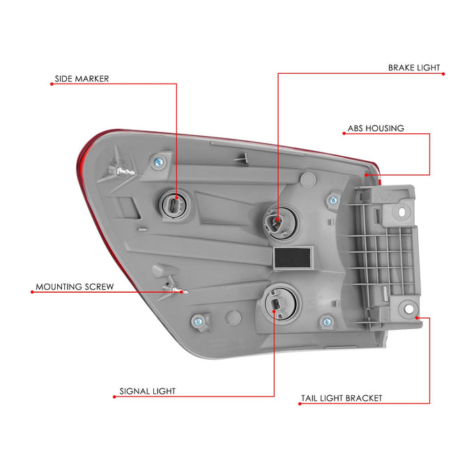 Factory Style Tail Light (Right) <br> 13-06 Nissan Pathfinder