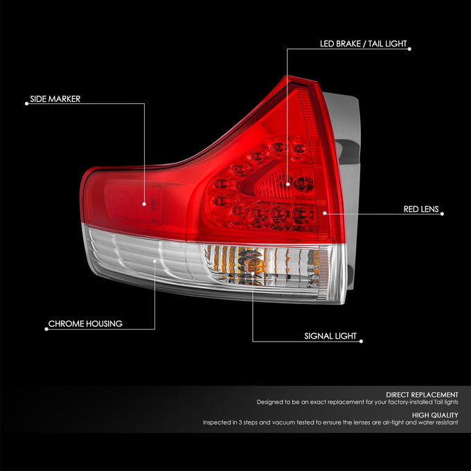 Factory Style Tail Light (Left) <br> 11-04 Toyota Sienna