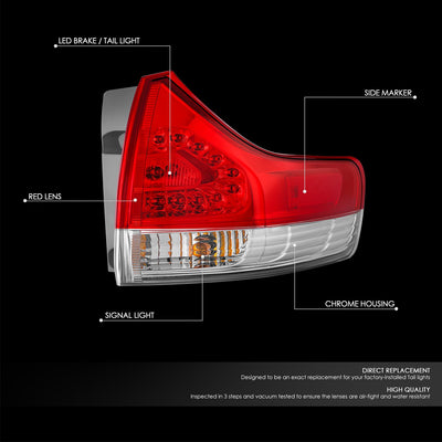 Factory Style Tail Light (Right) <br> 11-04 Toyota Sienna