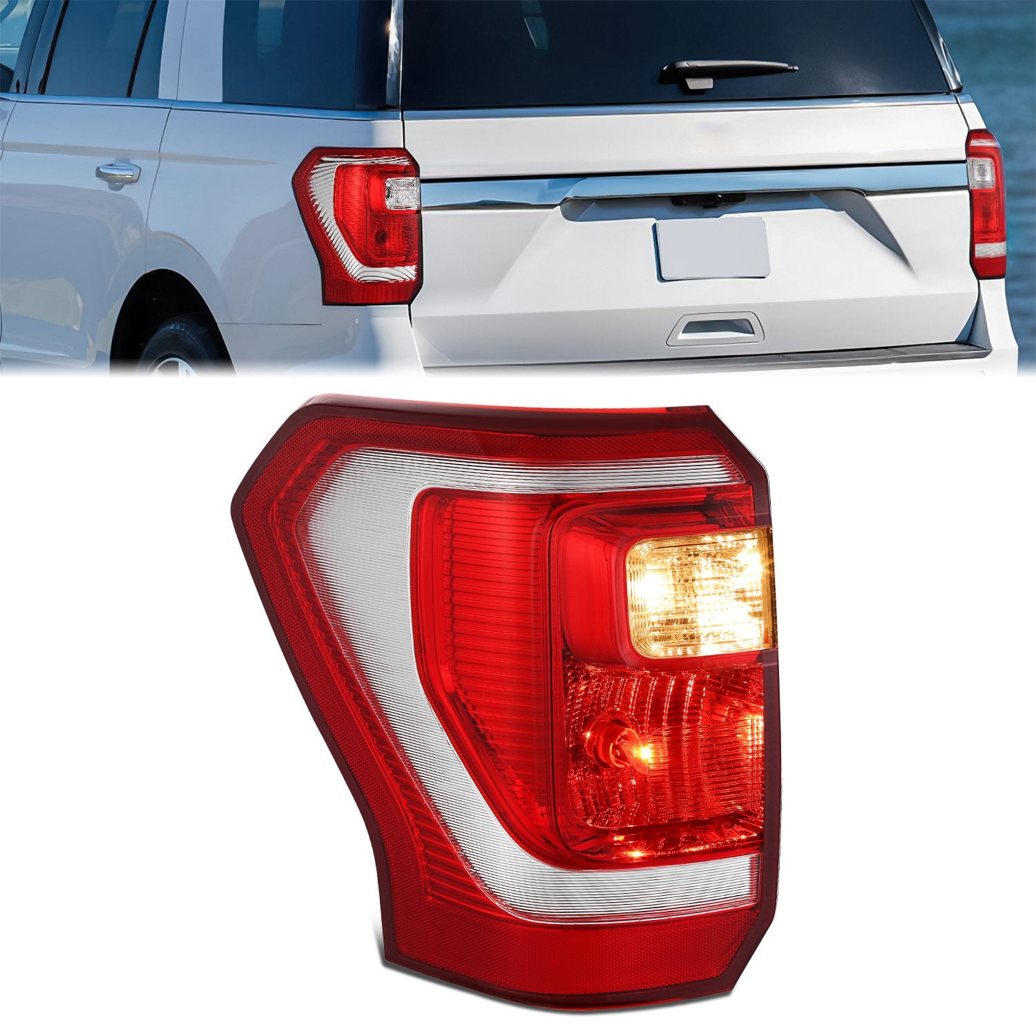 Factory Style Tail Light (Left) <br> 18-01 Ford Expedition