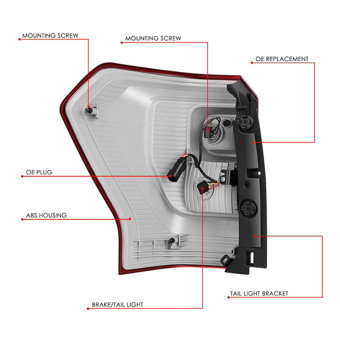 Factory Style Tail Light (Right) <br> 18-01 Ford Expedition